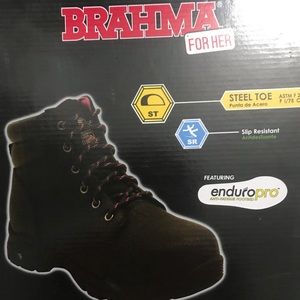 brahma women's maria steel toe shoe